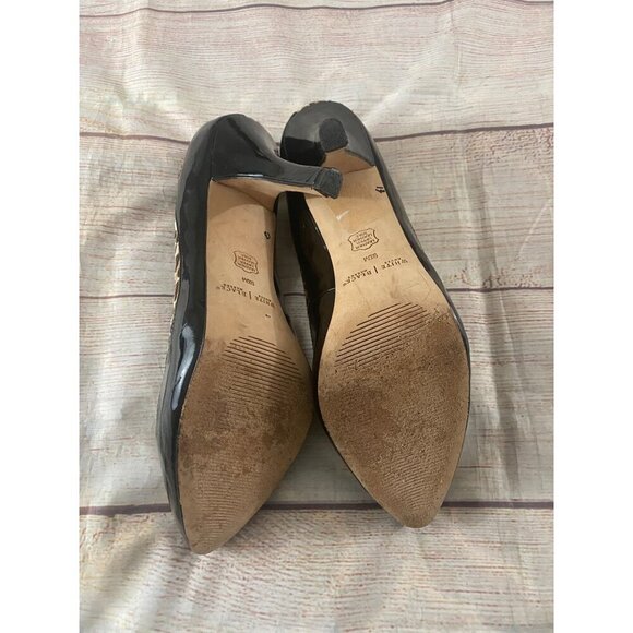 White House Black Market Women's Marigold Calfskin Pumps - 9 1/2M - Picture 6 of 10